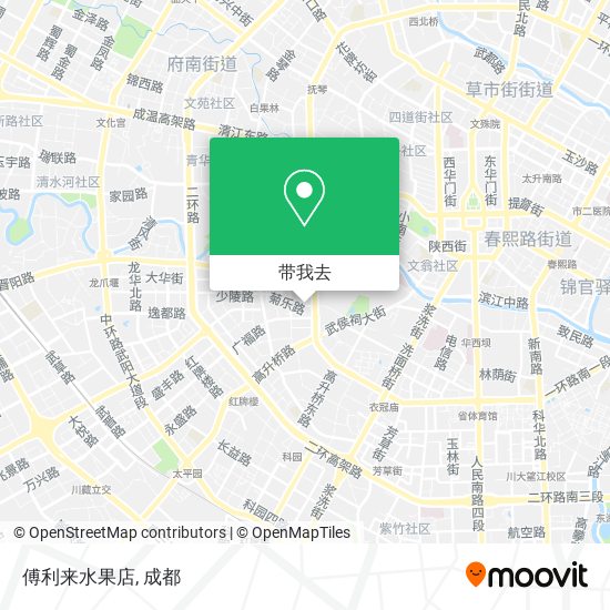 傅利来水果店地图