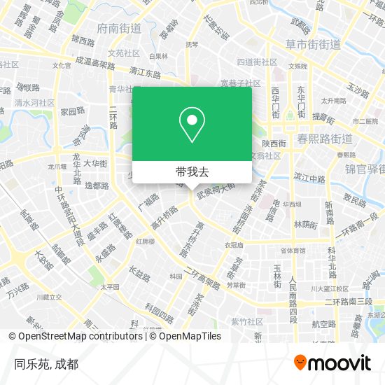 同乐苑地图