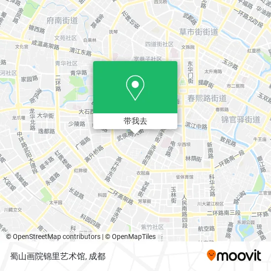 蜀山画院锦里艺术馆地图