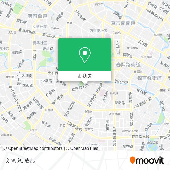 刘湘墓地图