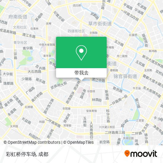 彩虹桥停车场地图