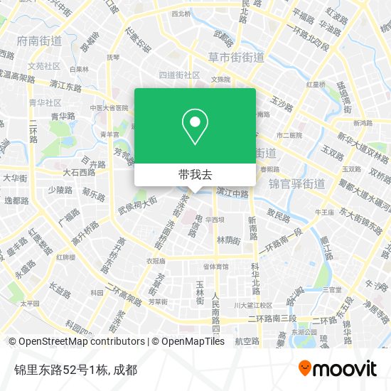 锦里东路52号1栋地图