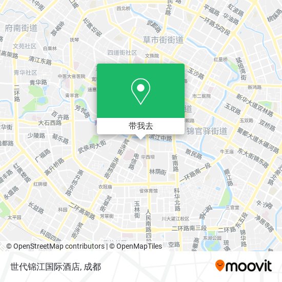 世代锦江国际酒店地图