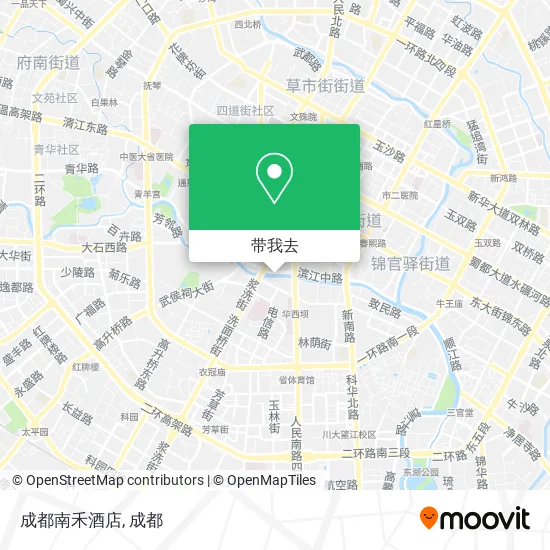 成都南禾酒店地图