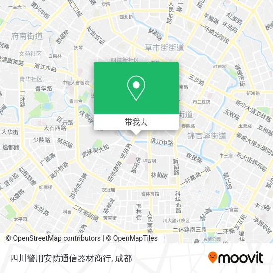 四川警用安防通信器材商行地图