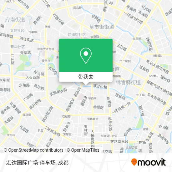 宏达国际广场-停车场地图