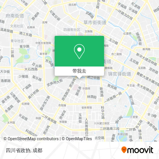 四川省政协地图