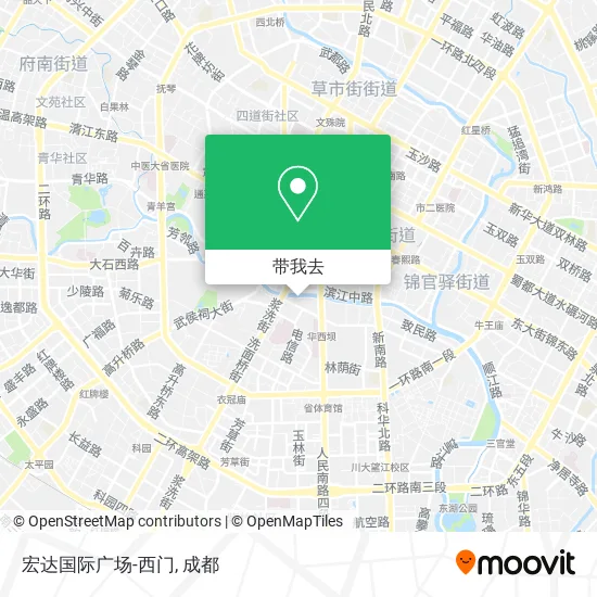 宏达国际广场-西门地图