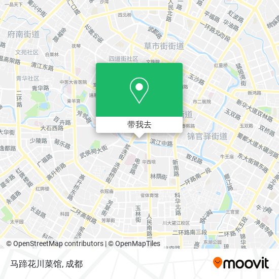 马蹄花川菜馆地图
