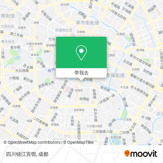 四川锦江宾馆地图