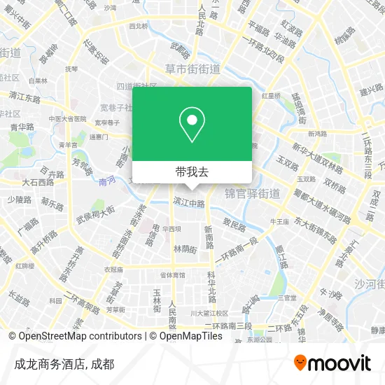 成龙商务酒店地图