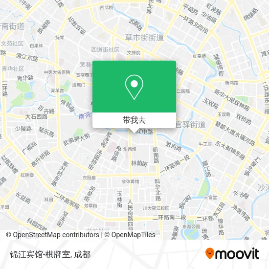 锦江宾馆-棋牌室地图
