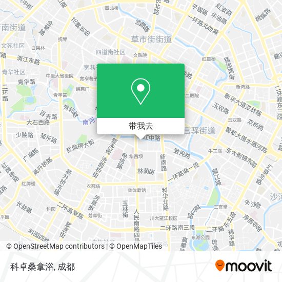 科卓桑拿浴地图