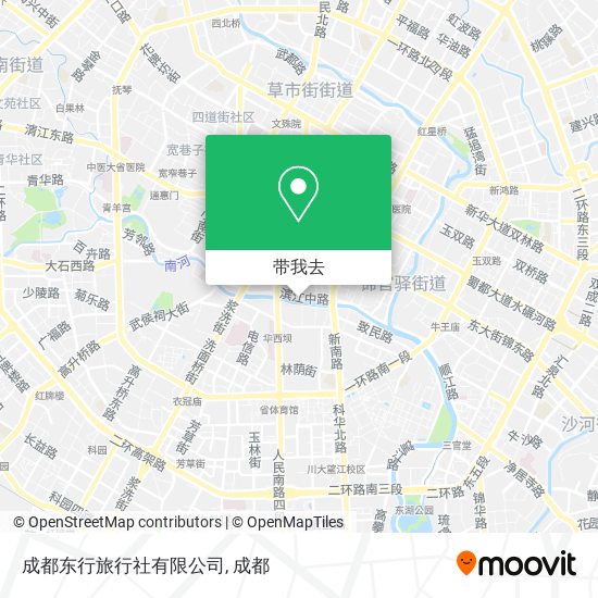 成都东行旅行社有限公司地图