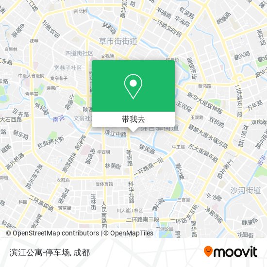 滨江公寓-停车场地图