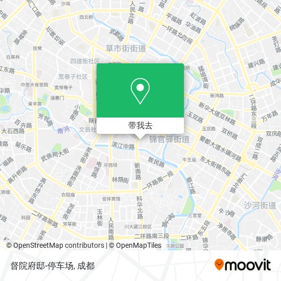 督院府邸-停车场地图