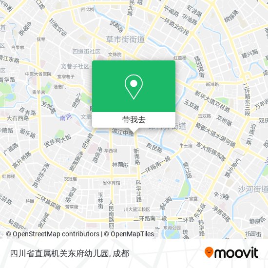 四川省直属机关东府幼儿园地图