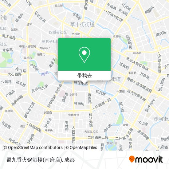 蜀九香火锅酒楼(南府店)地图