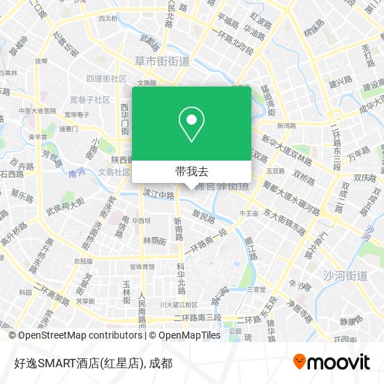 好逸SMART酒店(红星店)地图