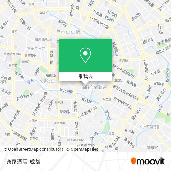 逸家酒店地图