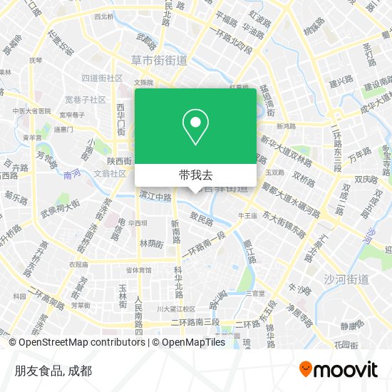 朋友食品地图