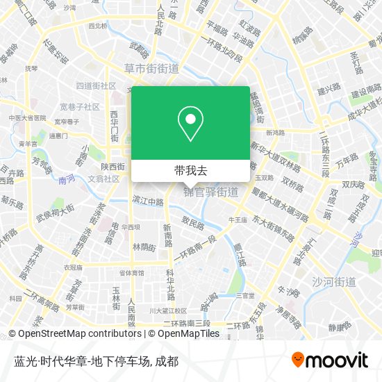 蓝光·时代华章-地下停车场地图