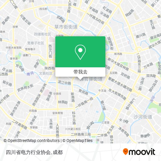 四川省电力行业协会地图