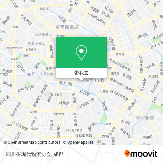 四川省现代物流协会地图