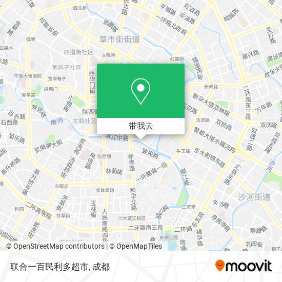 联合一百民利多超市地图