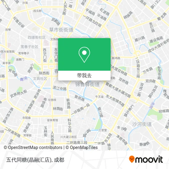 五代同糖(晶融汇店)地图