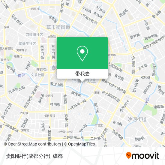 贵阳银行(成都分行)地图