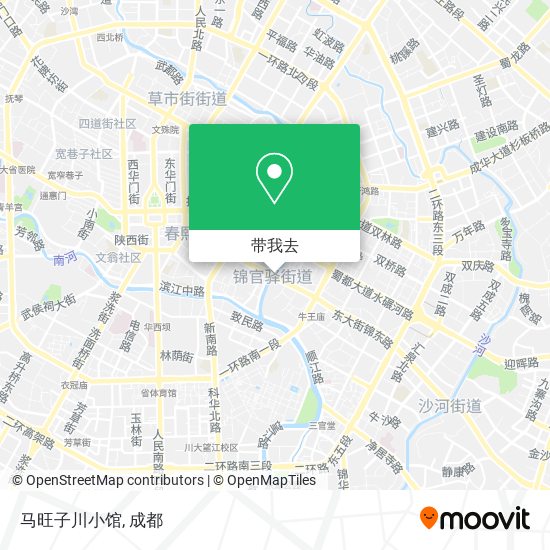 马旺子川小馆地图