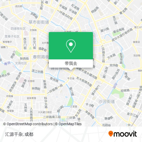 汇源干杂地图