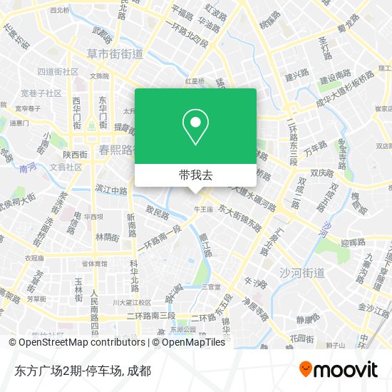东方广场2期-停车场地图