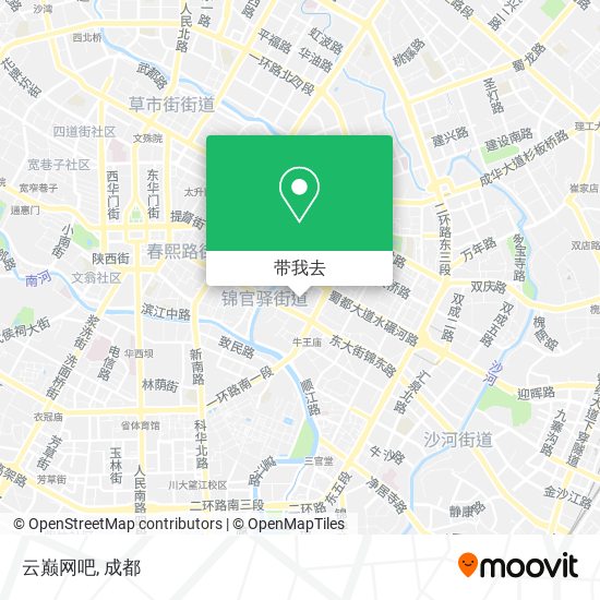云巅网吧地图