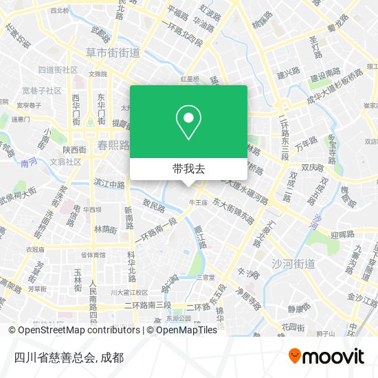 四川省慈善总会地图