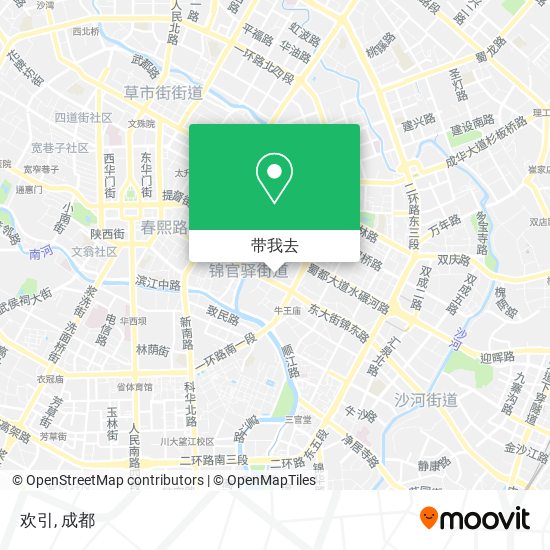欢引地图