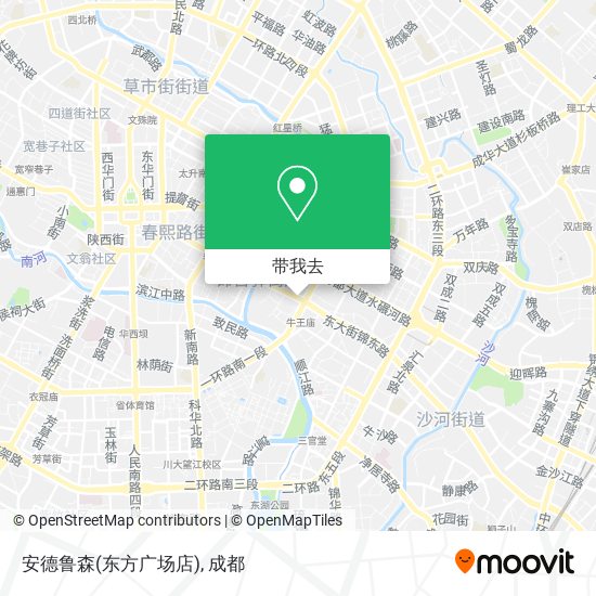 安德鲁森(东方广场店)地图