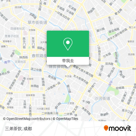 三弟茶饮地图