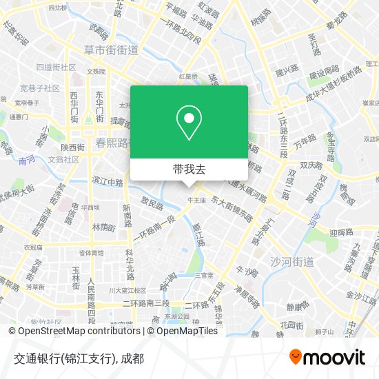 交通银行(锦江支行)地图
