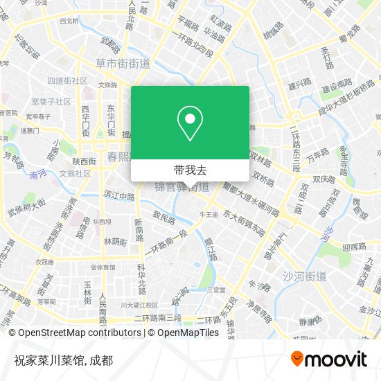 祝家菜川菜馆地图