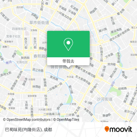 巴蜀味苑(均隆街店)地图