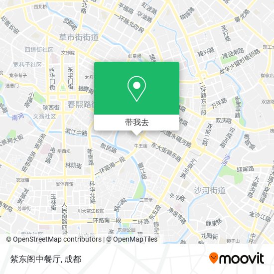 紫东阁中餐厅地图