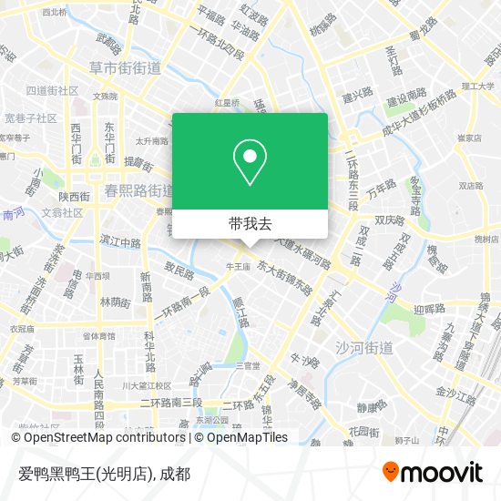 爱鸭黑鸭王(光明店)地图