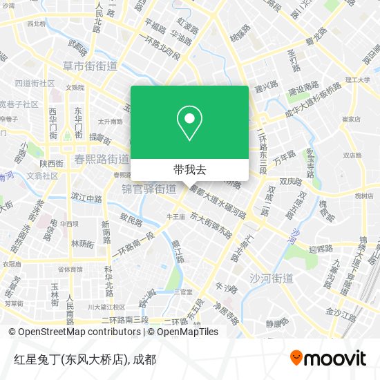 红星兔丁(东风大桥店)地图