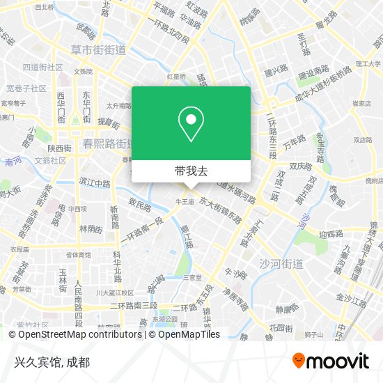 兴久宾馆地图