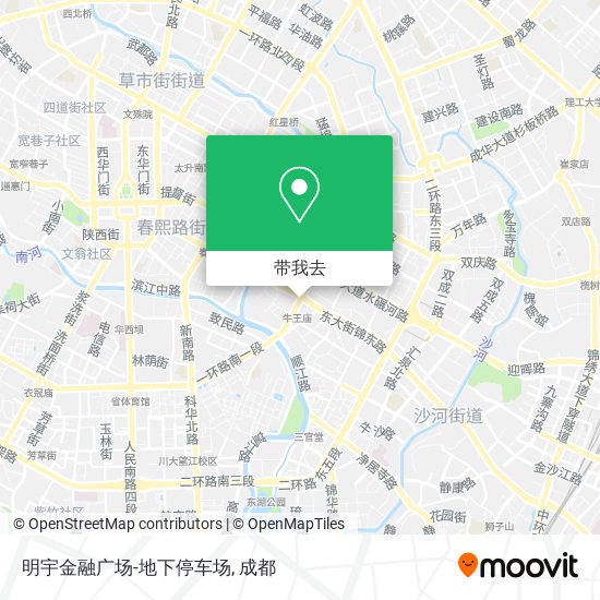 明宇金融广场-地下停车场地图