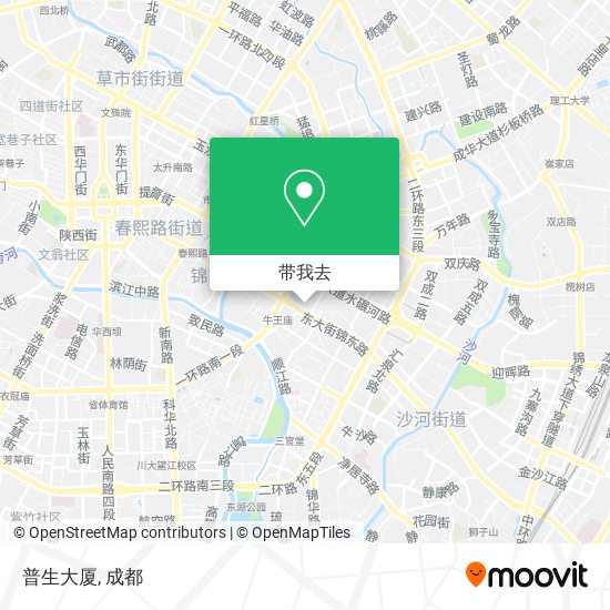 普生大厦地图