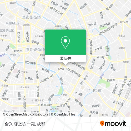 全兴·蓉上坊-一期地图