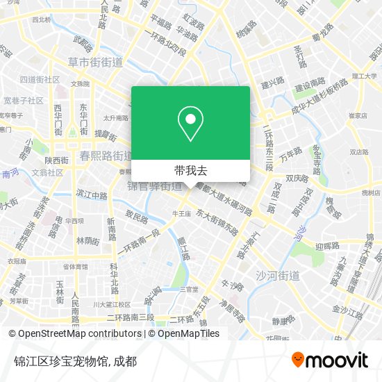 锦江区珍宝宠物馆地图